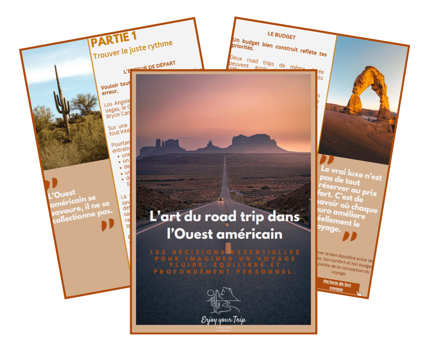 Guide gratuit - Road trip ouest américain | Travel planner - Enjoy your trip