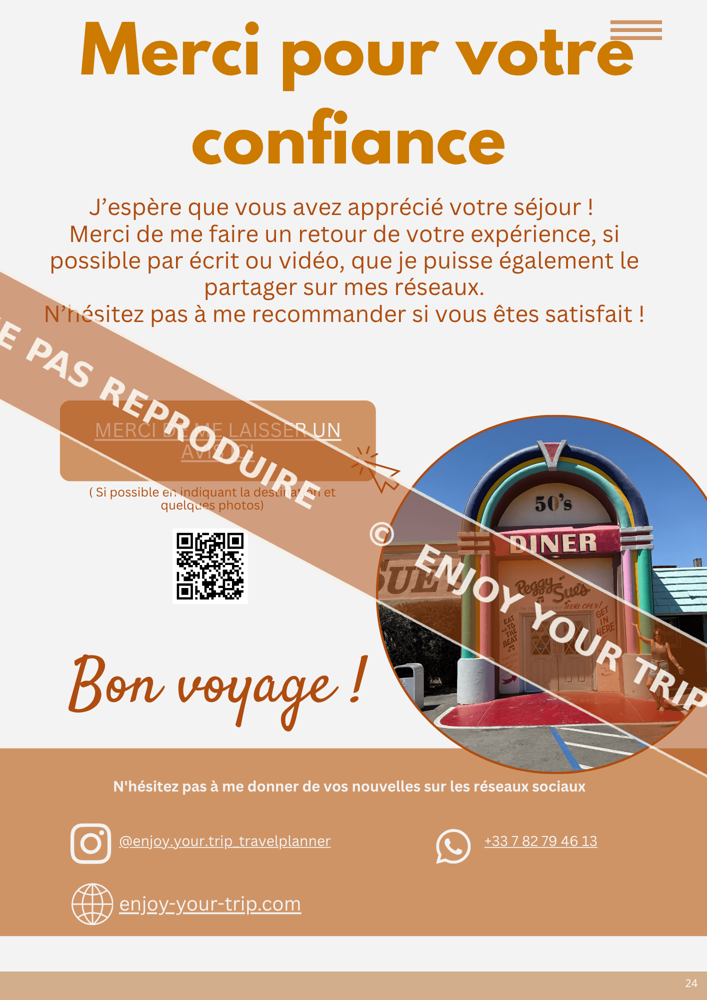 Exemple carnet de voyage | Travel planner - Enjoy your trip