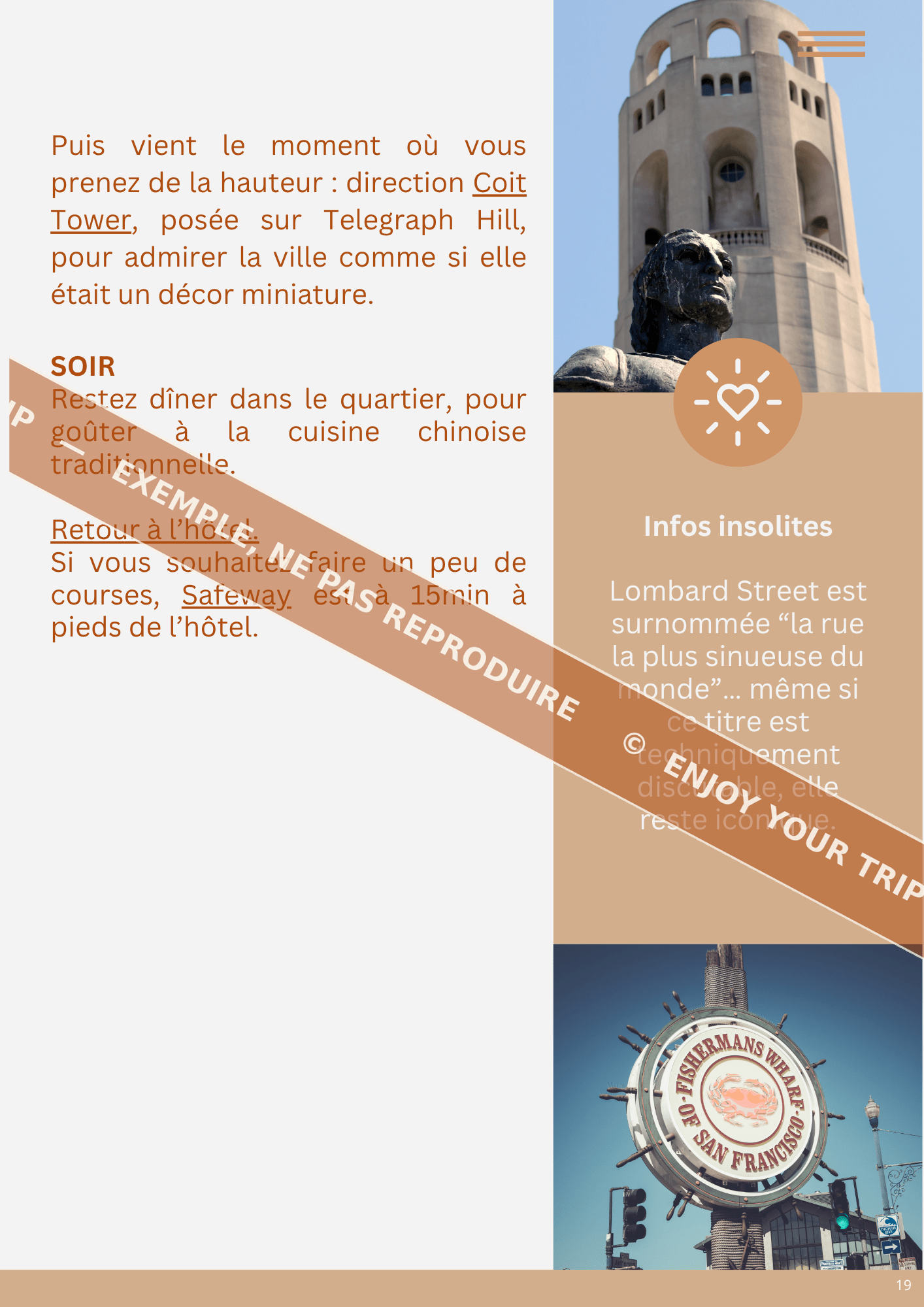 Exemple carnet de voyage | Travel planner - Enjoy your trip