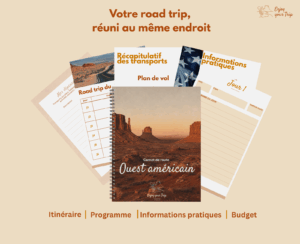 Carnet de route- Road trip ouest américain |Travel planner - Enjoy your trip